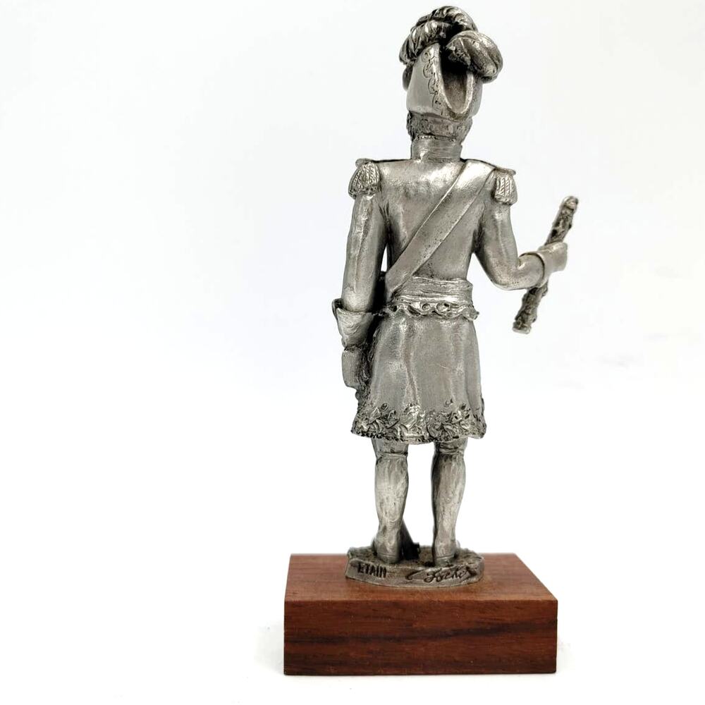 Les Etains du Prince Marechal Massena Pewter Figurine wooden base - Picture 2 of 3